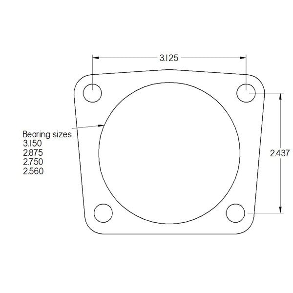 Stock 10/12 Bolt Bearing on Axle - BOP (Buick/Olds/Pont.)